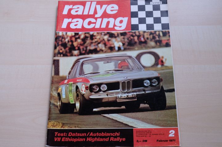 Deckblatt Rallye Racing (02/1971)